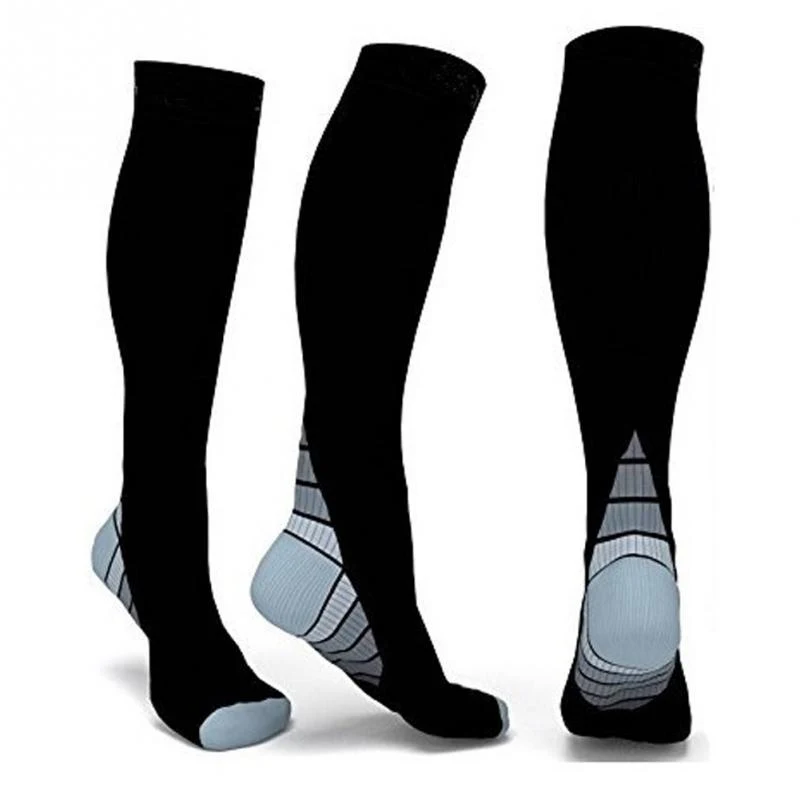 Chaussettes de Compression professionnelles unisexes pour hommes, respirantes, pour activités de voyage, adaptées aux infirmières, attelles de tibia, Sports de voyage en vol