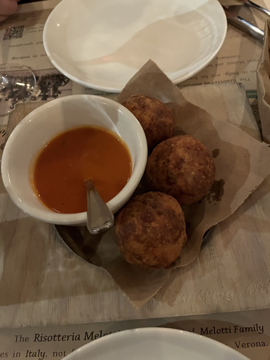 Mushroom arancini