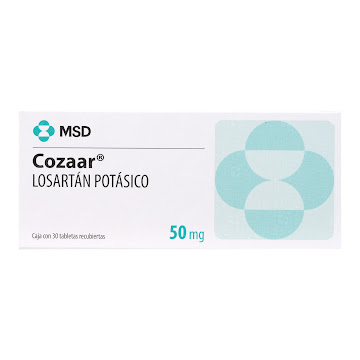 Cozaar Losartán Potásico 50 mg MSD Caja x 30 Tabletas  