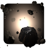 Asteroids 3D Cosmic explosion icon