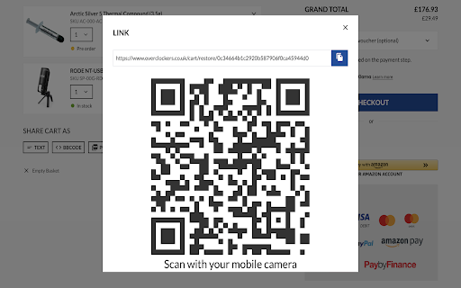 OcUK QR Code Generator