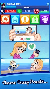 Troll Face Clicker Quest Screenshot