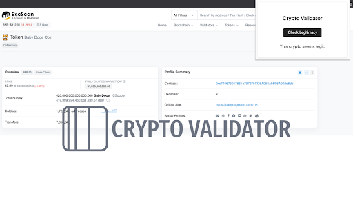 Crypto Validator