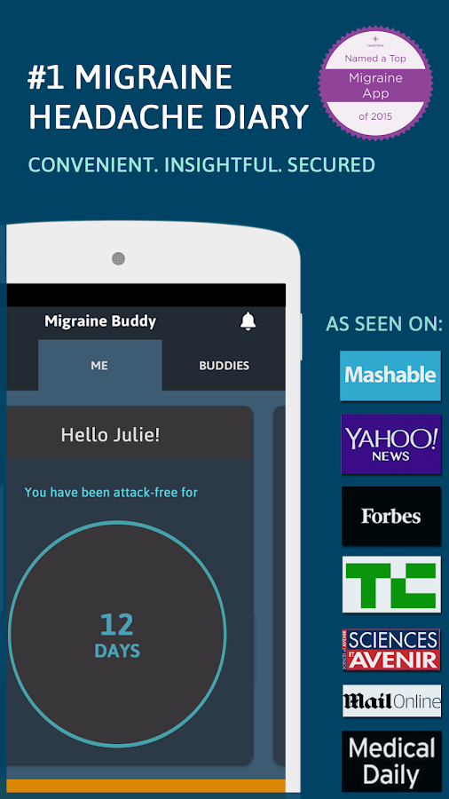    Migraine Buddy - The Migraine and Headache tracker- screenshot  