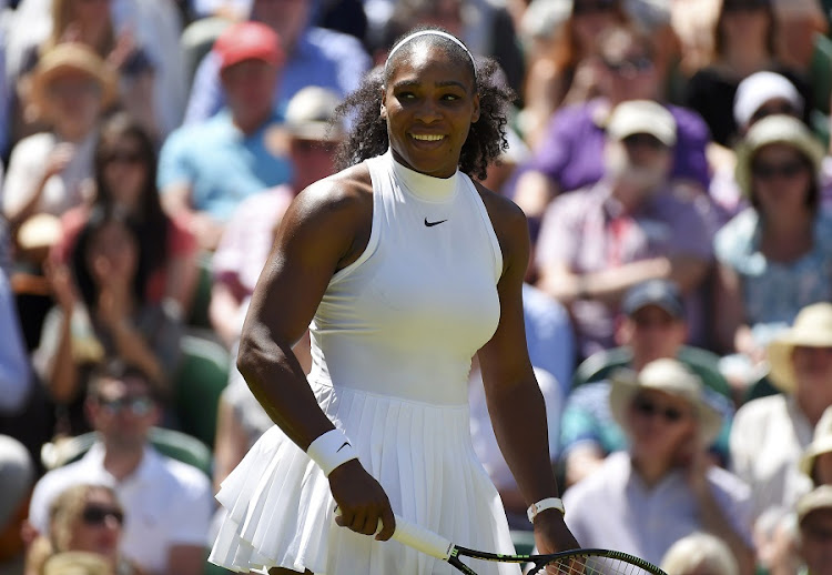 ON A MISSION: Serena Williams crushed Elena Vesnina in the fastest Wimbledon semifinal yet. Picture: REUTERS