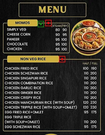 Spicy Rice & Chinese House menu 