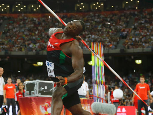 Julius Yego of Kenya competes. / REUTERS