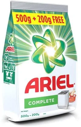 Ariel Complete Detergent Washing Powder - 500 G With Free Detergent Powder - 200 G 700 Gm