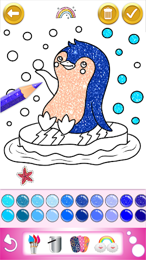 Screenshot Glitter Coloring and Drawing