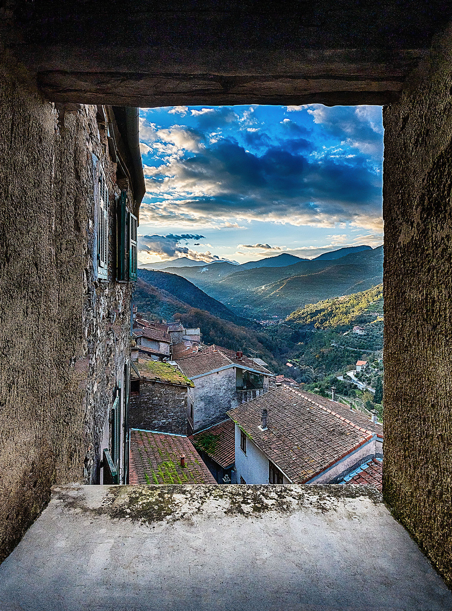 Vista sulla valle  di Ocram