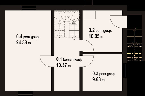 Orłowo 19 dw - Rzut piwnicy