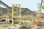 MINE CONSTRUCTION:
       The construction of Boynton platinum mine near Motlhabe village in 
      
       North West. 
       PHOTO: ANTONIO MUCHAVE