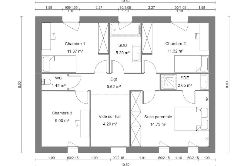  Vente Terrain + Maison - Terrain : 1 558m² - Maison : 130m² à Cattenières (59217) 