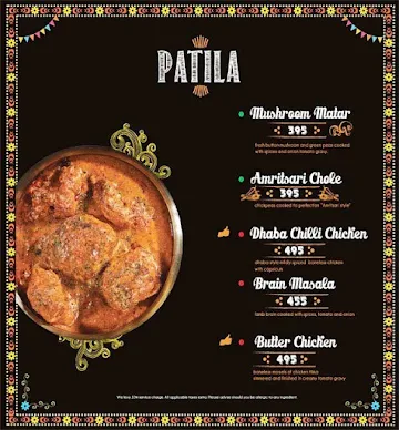 Dhaba By Claridges menu 