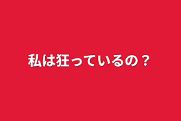 私は狂っているの？