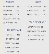 The Sucha Cafe menu 1