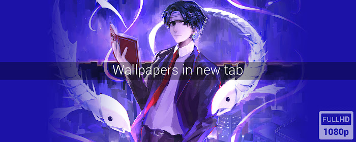 Chrollo Lucilfer Hunter x Hunter New Tab marquee promo image