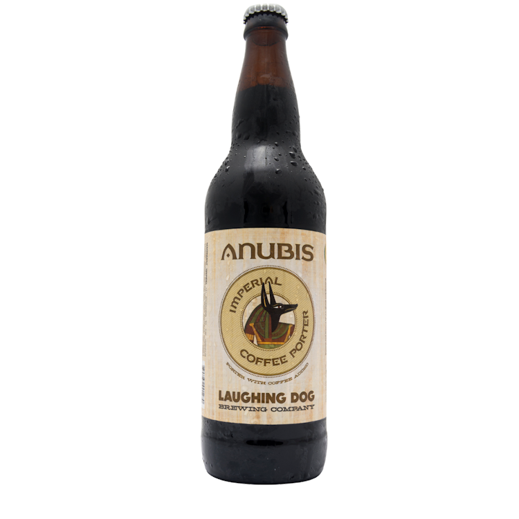 Logo of Laughing Dog Brewing Anubis