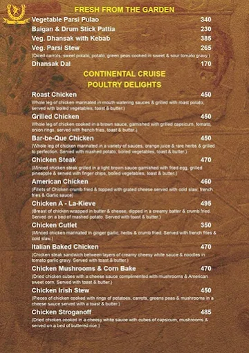 King's Resto Bar menu 