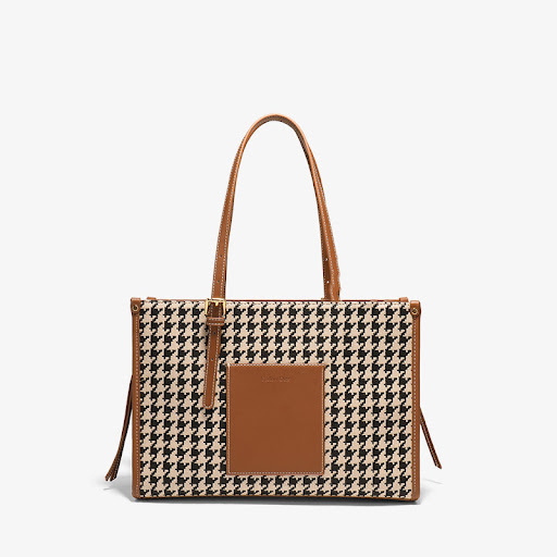 Title 1, Niche Design Houndstooth Shoulder Bag