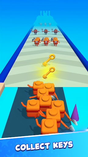 Screenshot Merge Number Cube: 3D Run Game