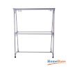 Homebase Plim Cây Phơi Đồ 5 Thanh Phơi 10 Móc Treo Bằng Nhôm Thái Lan W120Xd48Xh158 Cm