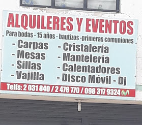 Alquilers y Eventos