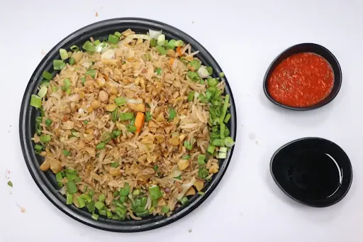 Veg Burnt Garlic Fried Rice