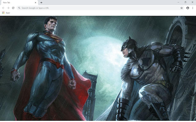 Batman & Superman Wallpapers and New Tab