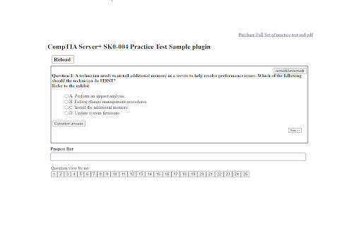 COMPITA Server+ SK0-004 exam prep plugin