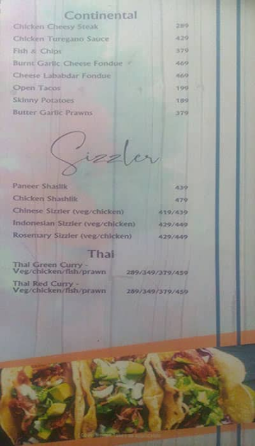 Flute menu 