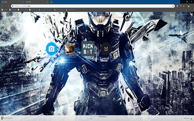 Cool Halo Theme chrome extension