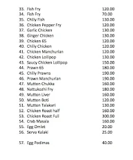 Hotel Pandian menu 3