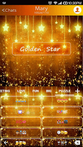 Star Golden Emoji Keyboard screenshot 3