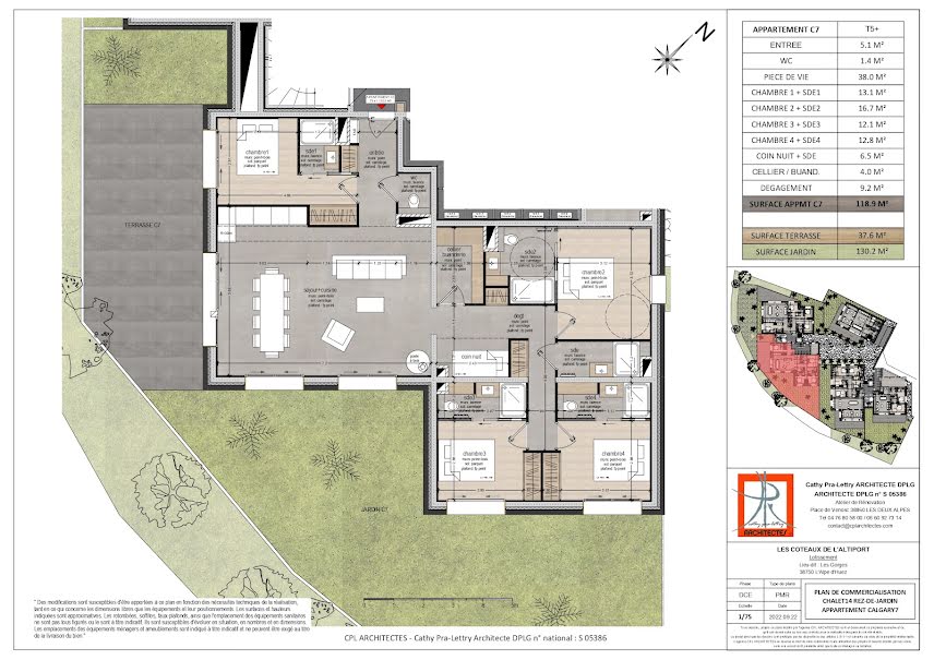 Vente appartement 5 pièces 118.9 m² à L'alpe d'huez (38750), 1 664 600 €