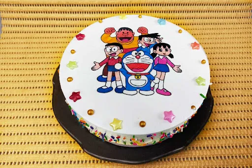 Doraemon Theme Cake