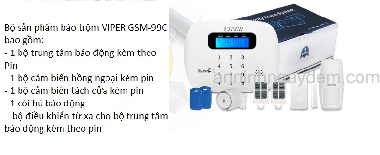 báo trộm dùng sim