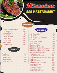 Millennium Bar And Restaurant menu 1