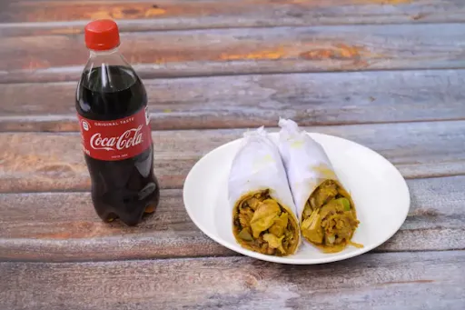 1 Mutton Keema Roll + 1 Soft Drink (250 Ml)