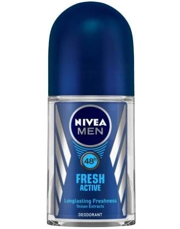 Nivea Men Deodorant Roll-On Fresh Active Original - 50 ml