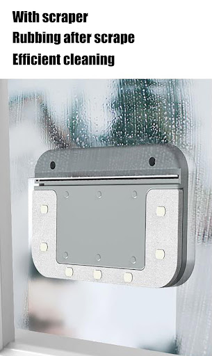 Title 1, Magnetic double-sided wipe for windows and smoo...