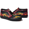 supreme x vans x jean paul gauliter floral print chukka cardinal