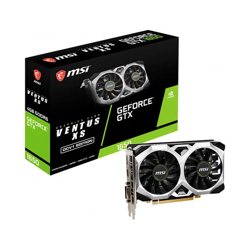 Card màn hình MSI GTX 1650 D6 Ventus XS 4GB OCV1