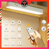 [Mẫu Mới] Đèn Tuýp Led Cảm Ứng Tích Điện Đa Năng 3 Chế Độ Sáng Có Remote, Để Bàn Học Bảo Vệ Mắt, Gắn Phòng Ngủ