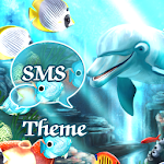 Cover Image of Download Water Fish Theme GO SMS Pro 3.3 APK