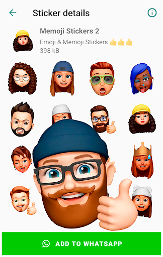 Screenshot Emoji & Memoji Apple Stickers