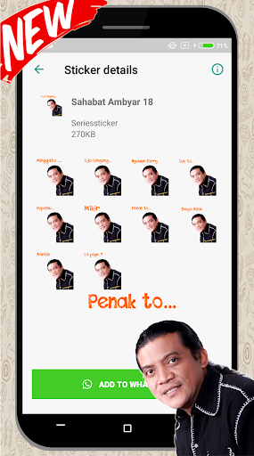 Sahabat Ambyar Sticker Didi Kempot WAStickerApps