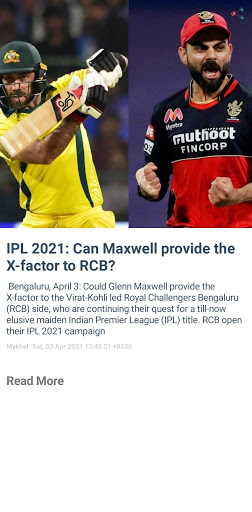 Screenshot IPL Cric 2022-Live scores