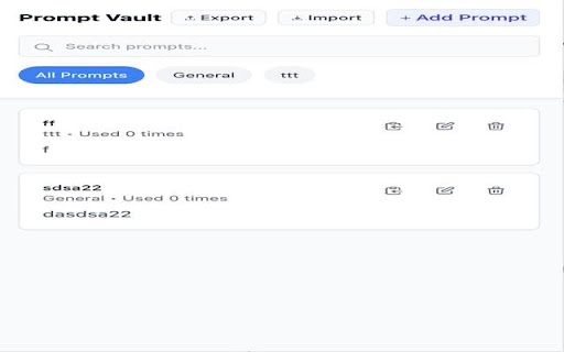 Prompt Vault