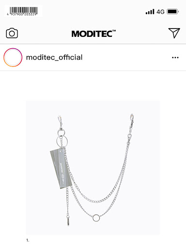 Title 4, Detachable double metal trouser chain, decorati...
